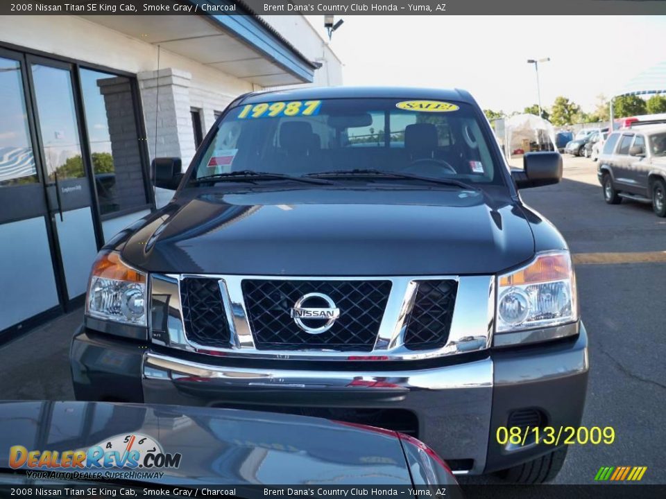 2008 Nissan Titan SE King Cab Smoke Gray / Charcoal Photo #2