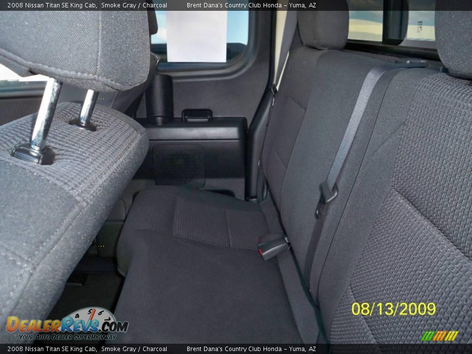 2008 Nissan Titan SE King Cab Smoke Gray / Charcoal Photo #5