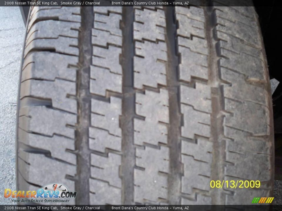 2008 Nissan Titan SE King Cab Smoke Gray / Charcoal Photo #7