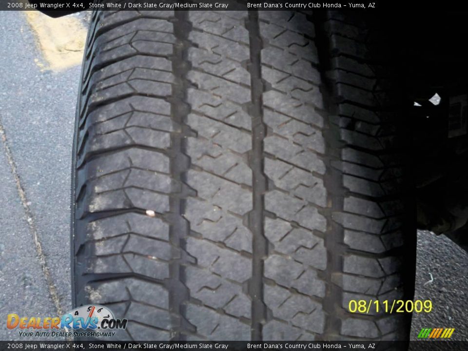 2008 Jeep Wrangler X 4x4 Stone White / Dark Slate Gray/Medium Slate Gray Photo #7