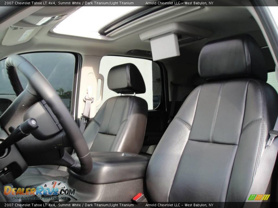 2007 Chevrolet Tahoe LT 4x4 Summit White / Dark Titanium/Light Titanium Photo #9