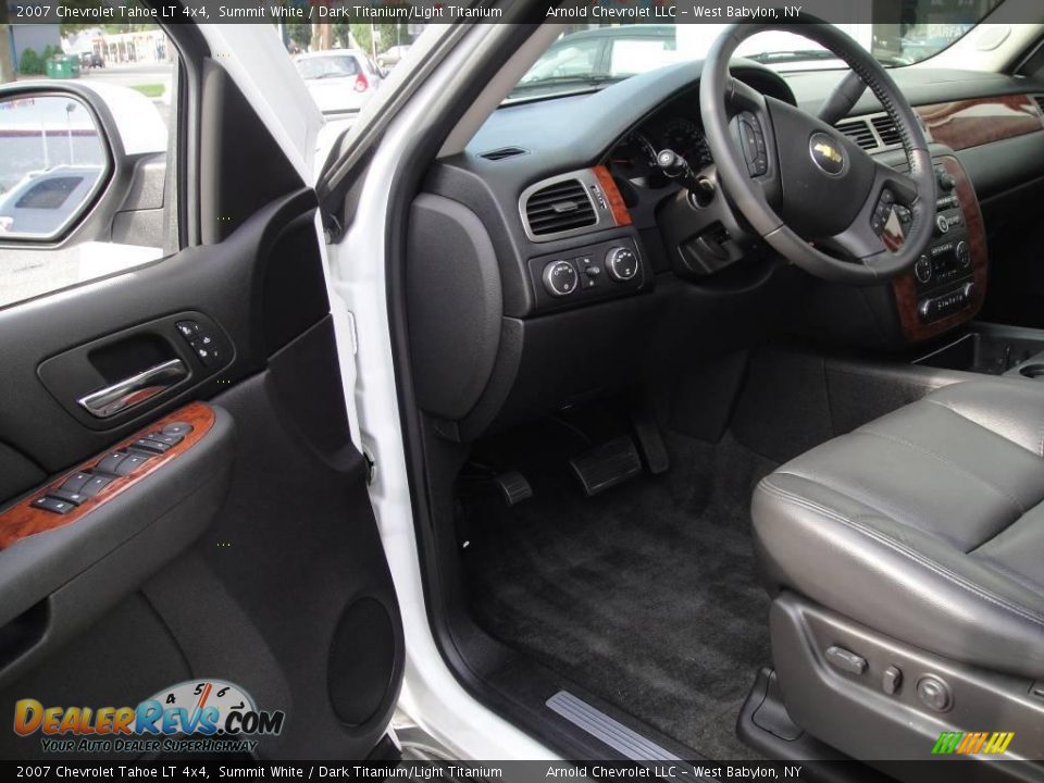 2007 Chevrolet Tahoe LT 4x4 Summit White / Dark Titanium/Light Titanium Photo #10