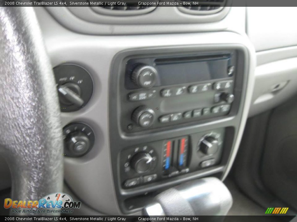 2008 Chevrolet TrailBlazer LS 4x4 Silverstone Metallic / Light Gray Photo #8