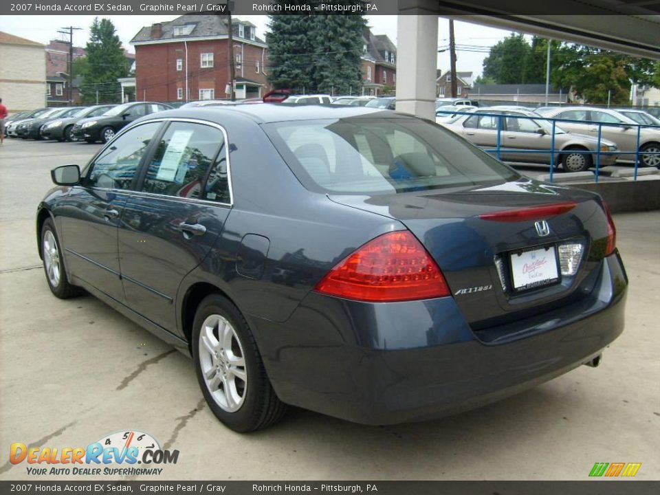 2007 Honda Accord EX Sedan Graphite Pearl / Gray Photo #2