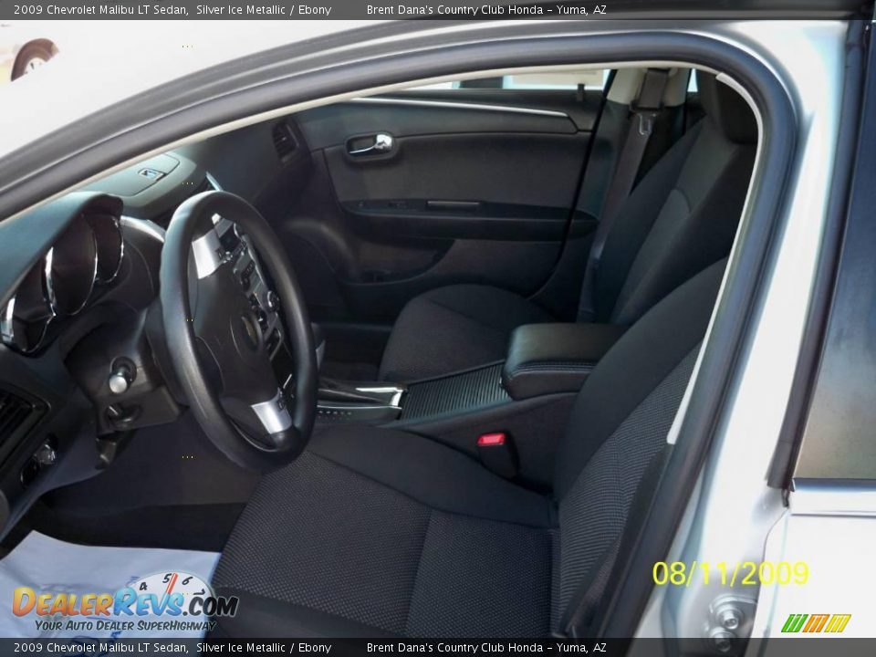2009 Chevrolet Malibu LT Sedan Silver Ice Metallic / Ebony Photo #4