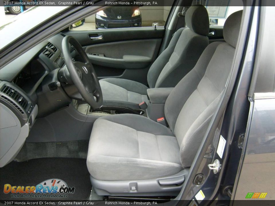2007 Honda Accord EX Sedan Graphite Pearl / Gray Photo #10