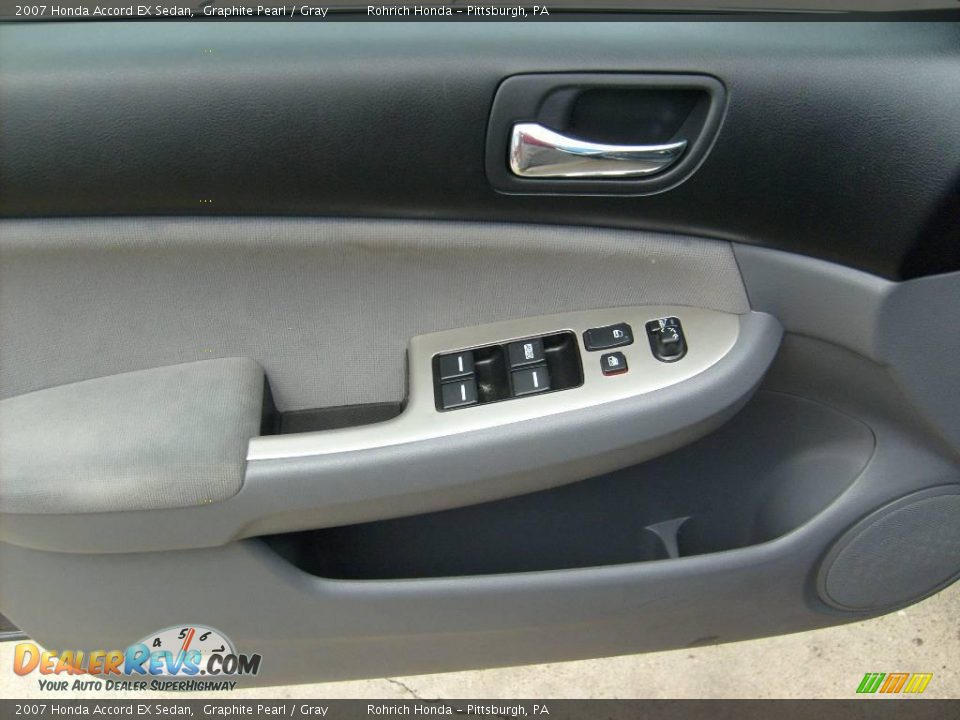 2007 Honda Accord EX Sedan Graphite Pearl / Gray Photo #12