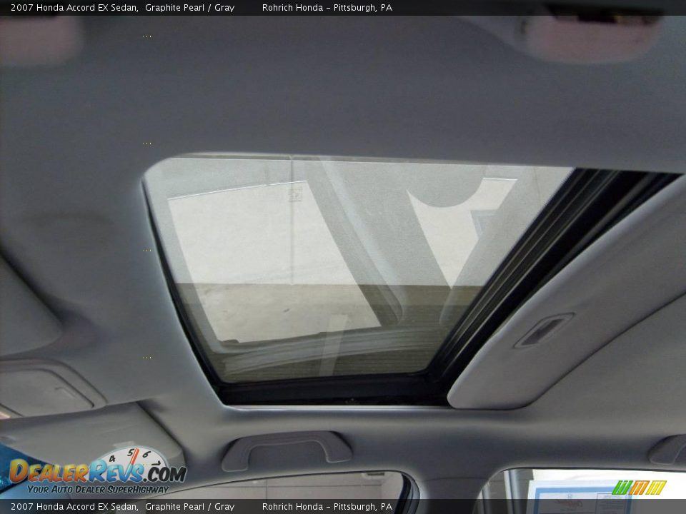 2007 Honda Accord EX Sedan Graphite Pearl / Gray Photo #13