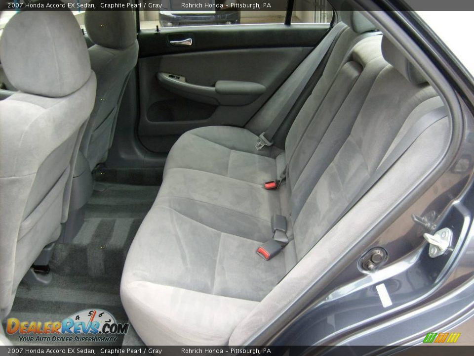 2007 Honda Accord EX Sedan Graphite Pearl / Gray Photo #14