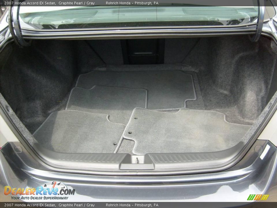 2007 Honda Accord EX Sedan Graphite Pearl / Gray Photo #16