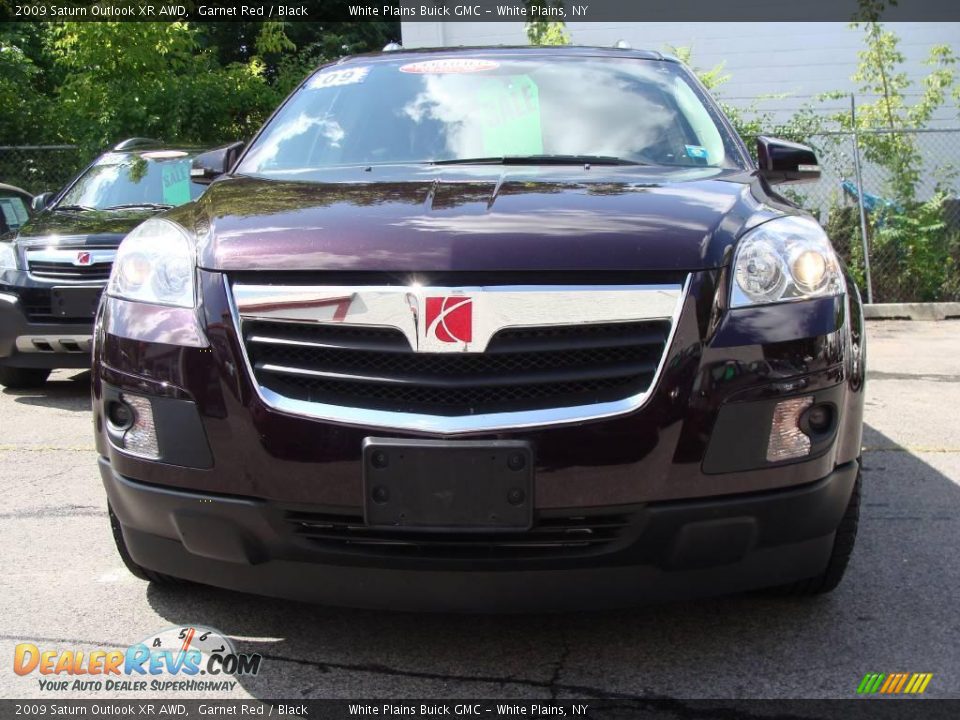 2009 Saturn Outlook XR AWD Garnet Red / Black Photo #2