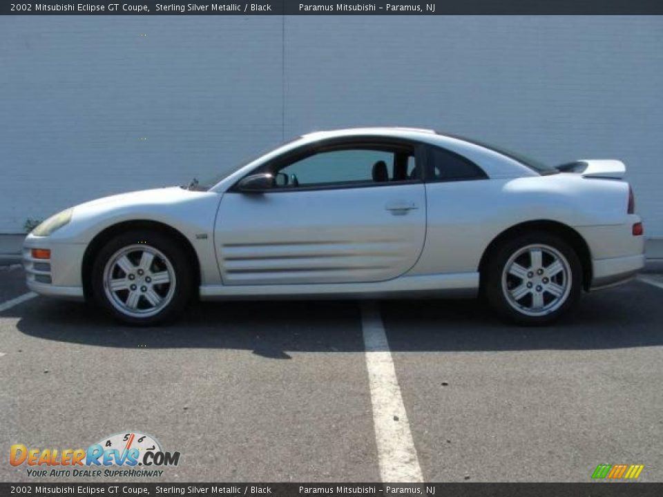 2002 Mitsubishi Eclipse GT Coupe Sterling Silver Metallic / Black Photo #3