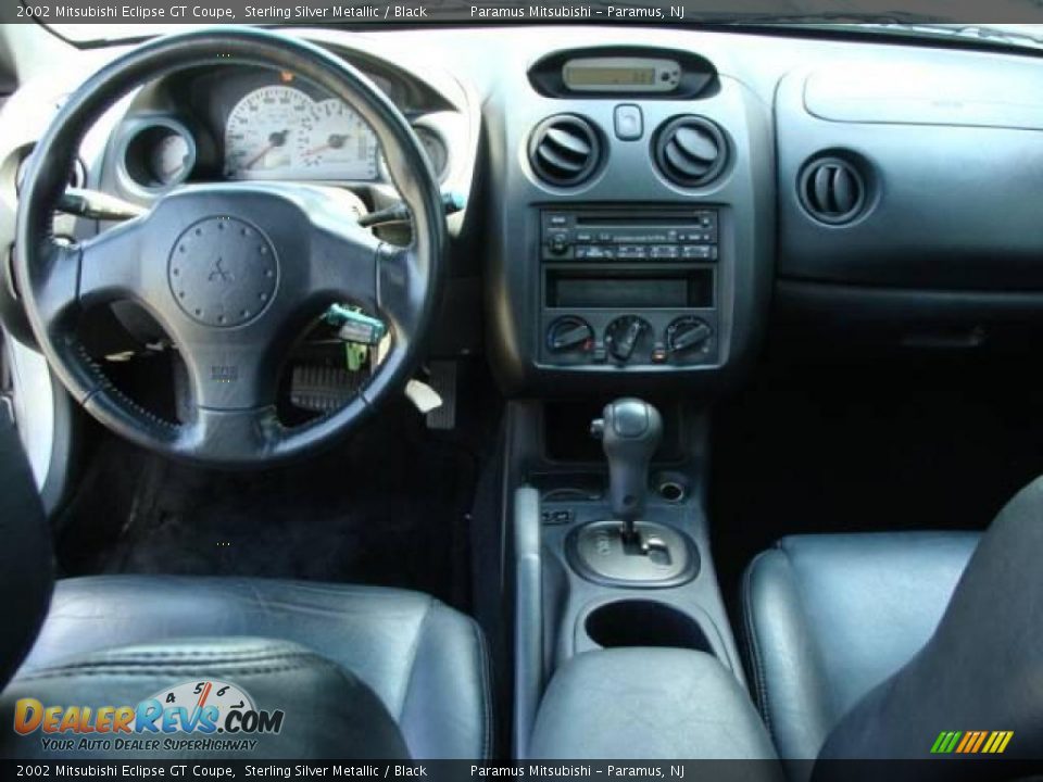 2002 Mitsubishi Eclipse GT Coupe Sterling Silver Metallic / Black Photo #10