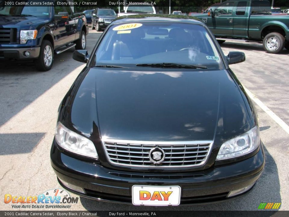 2001 Cadillac Catera Sedan Ebony Black / Charcoal Photo #3