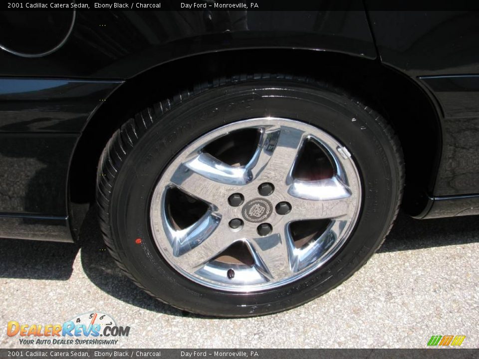 2001 Cadillac Catera Sedan Ebony Black / Charcoal Photo #5