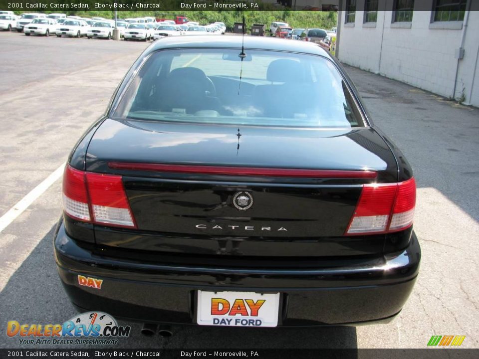 2001 Cadillac Catera Sedan Ebony Black / Charcoal Photo #7