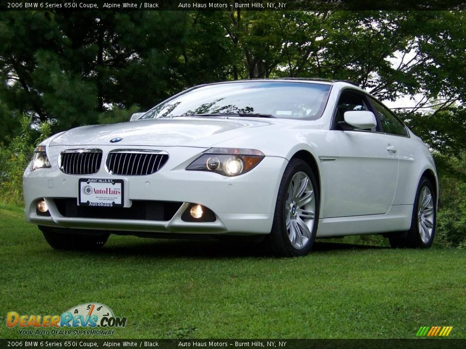 2006 BMW 6 Series 650i Coupe Alpine White / Black Photo #1