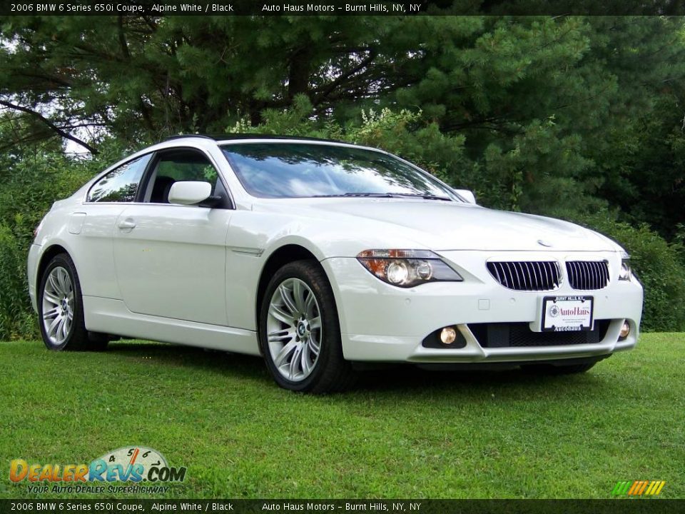 2006 BMW 6 Series 650i Coupe Alpine White / Black Photo #3