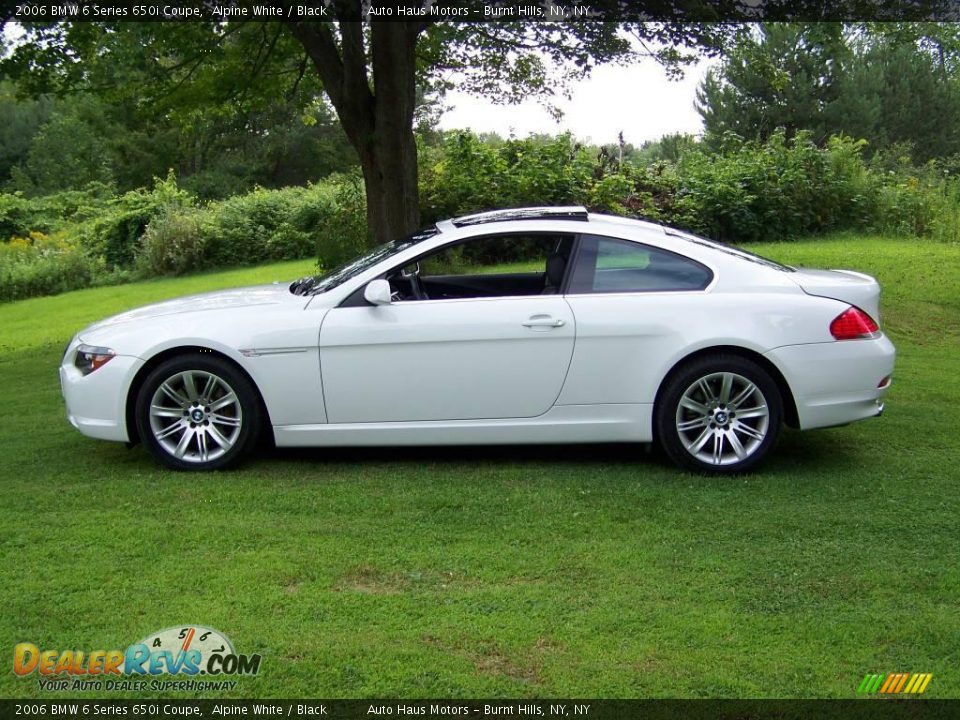 2006 BMW 6 Series 650i Coupe Alpine White / Black Photo #11