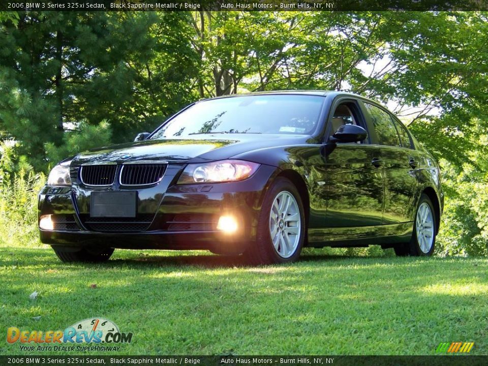 2006 BMW 3 Series 325xi Sedan Black Sapphire Metallic / Beige Photo #1
