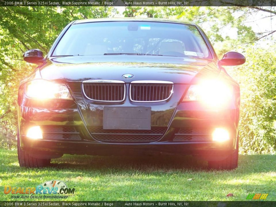 2006 BMW 3 Series 325xi Sedan Black Sapphire Metallic / Beige Photo #2