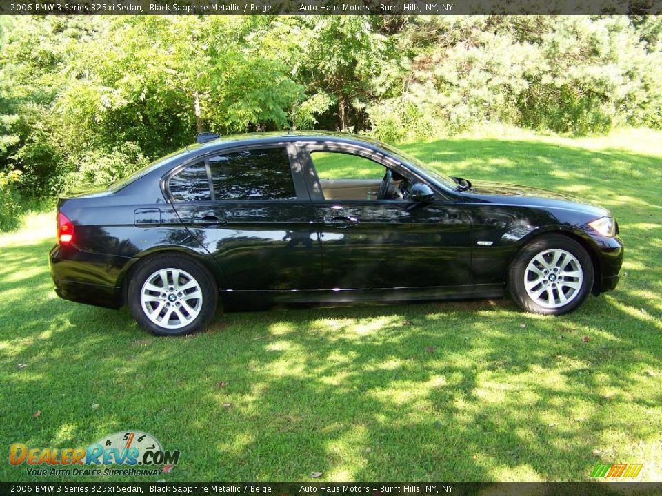 2006 BMW 3 Series 325xi Sedan Black Sapphire Metallic / Beige Photo #4