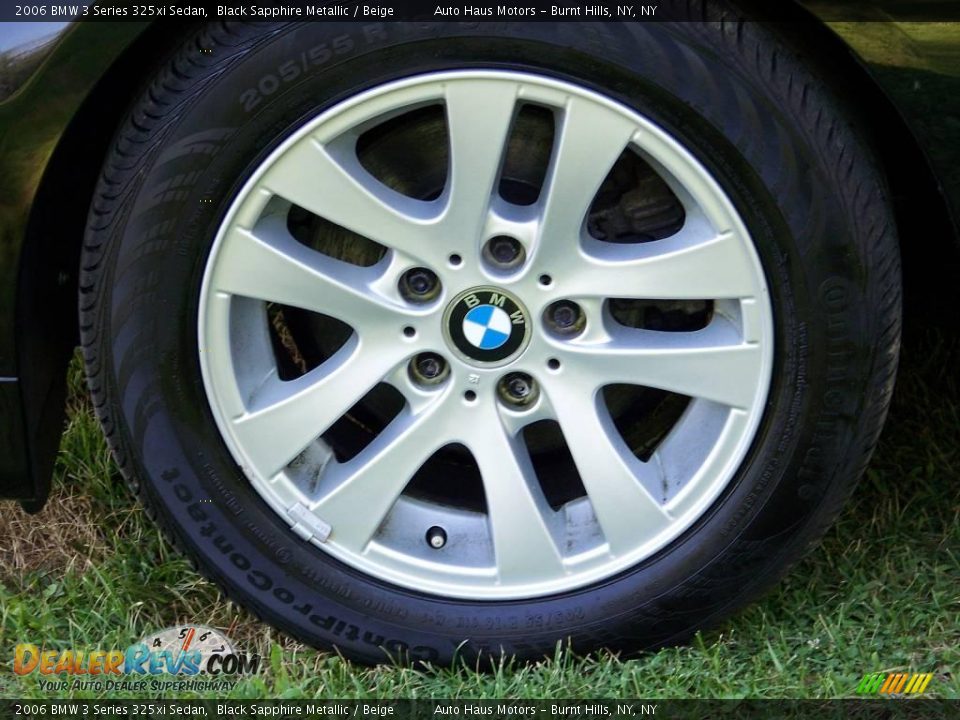 2006 BMW 3 Series 325xi Sedan Black Sapphire Metallic / Beige Photo #9