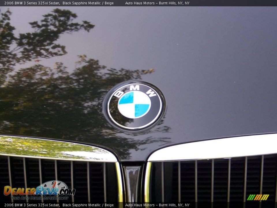 2006 BMW 3 Series 325xi Sedan Black Sapphire Metallic / Beige Photo #11