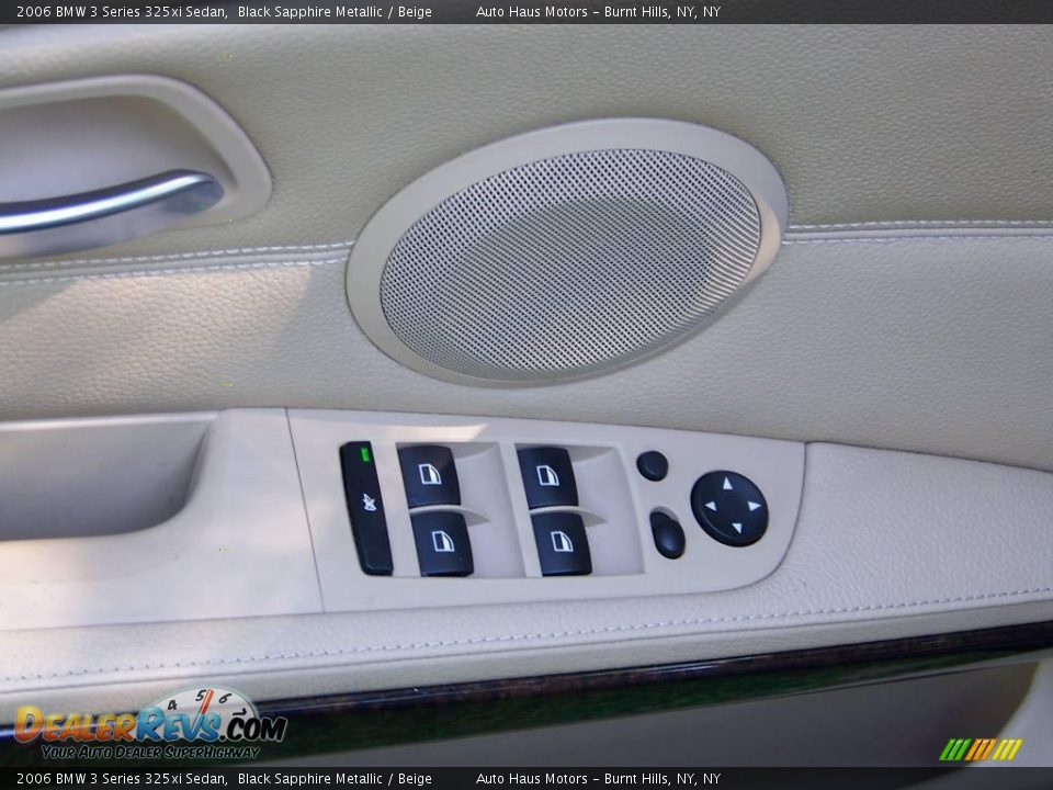 2006 BMW 3 Series 325xi Sedan Black Sapphire Metallic / Beige Photo #17
