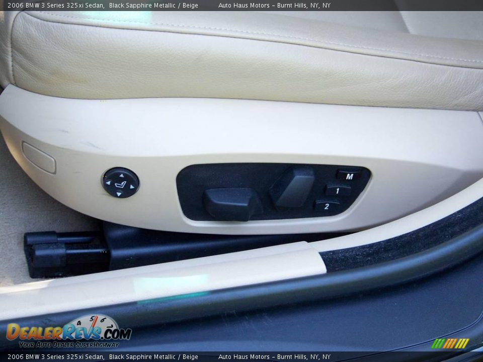 2006 BMW 3 Series 325xi Sedan Black Sapphire Metallic / Beige Photo #18