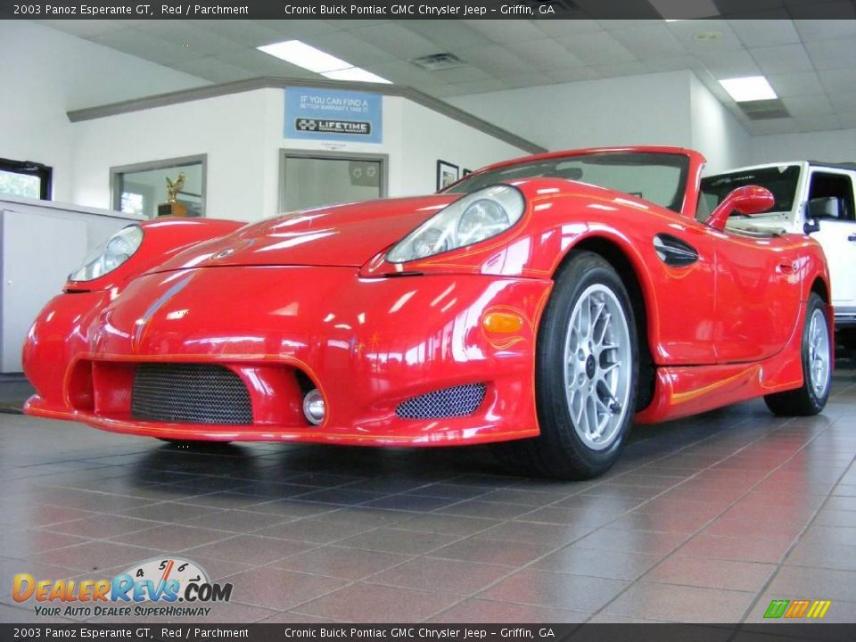 2003 Panoz Esperante GT Red / Parchment Photo #1