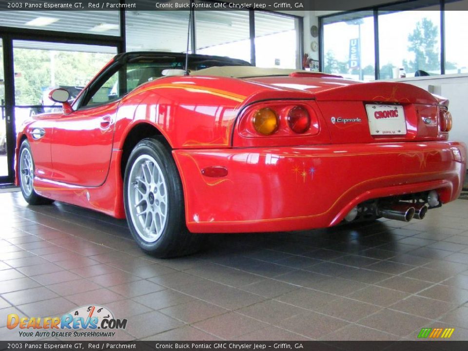 2003 Panoz Esperante GT Red / Parchment Photo #4