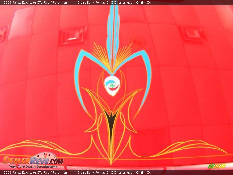 2003 Panoz Esperante GT Red / Parchment Photo #16