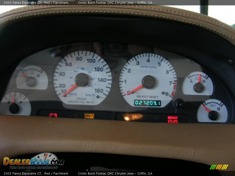 2003 Panoz Esperante GT Gauges Photo #24