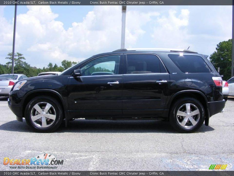 2010 GMC Acadia SLT Carbon Black Metallic / Ebony Photo #5