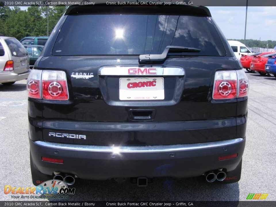 2010 GMC Acadia SLT Carbon Black Metallic / Ebony Photo #7