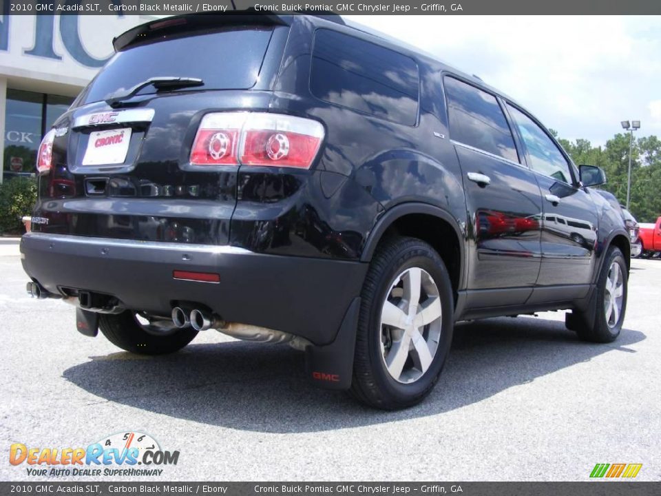 2010 GMC Acadia SLT Carbon Black Metallic / Ebony Photo #8