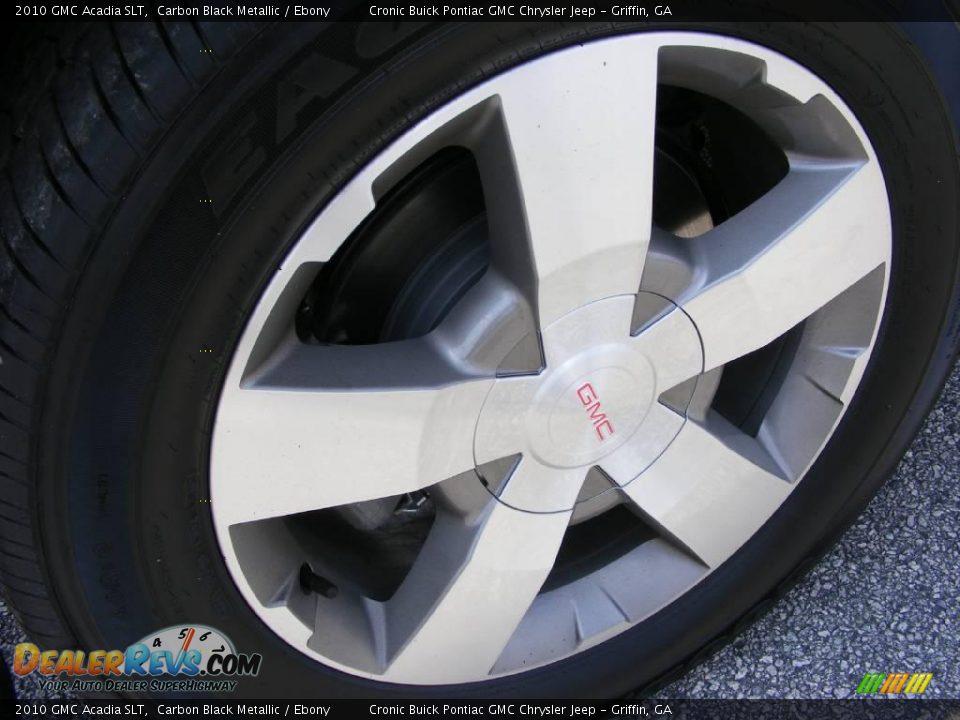 2010 GMC Acadia SLT Carbon Black Metallic / Ebony Photo #9