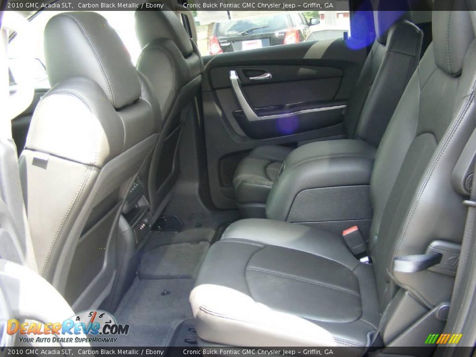2010 GMC Acadia SLT Carbon Black Metallic / Ebony Photo #12