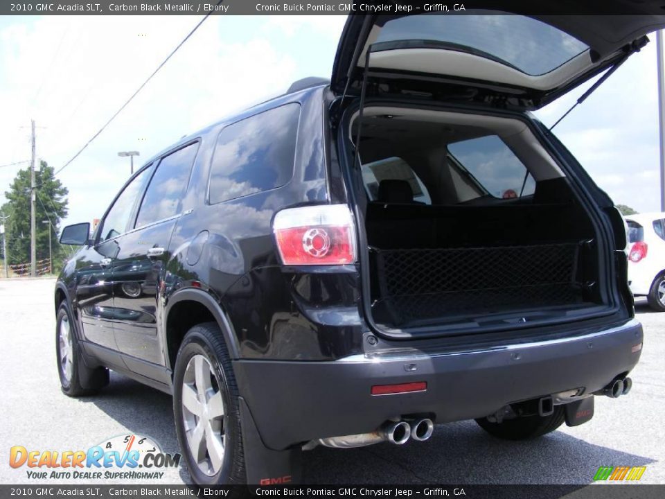 2010 GMC Acadia SLT Carbon Black Metallic / Ebony Photo #13