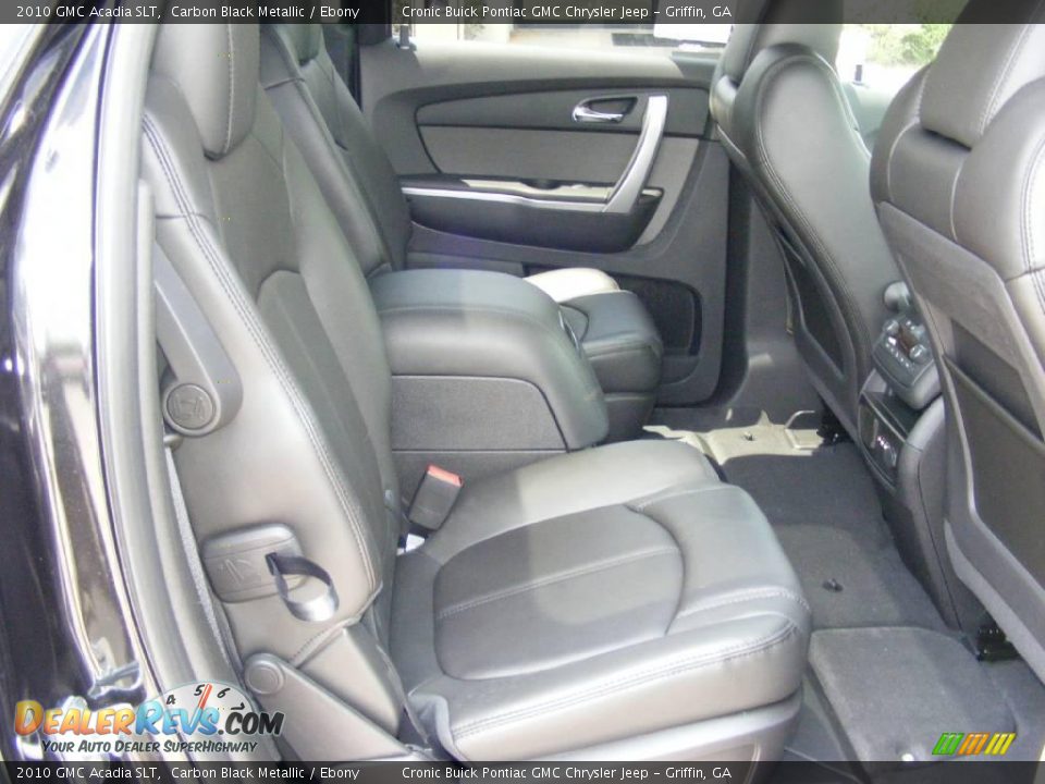 2010 GMC Acadia SLT Carbon Black Metallic / Ebony Photo #14