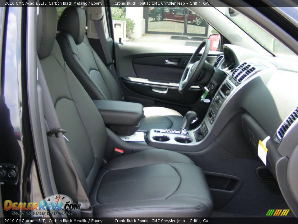 2010 GMC Acadia SLT Carbon Black Metallic / Ebony Photo #15