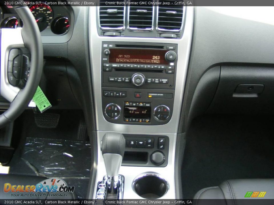 2010 GMC Acadia SLT Carbon Black Metallic / Ebony Photo #18