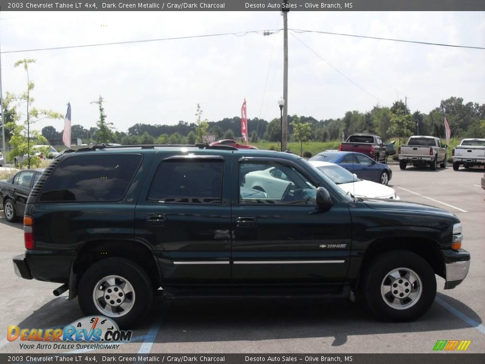 2003 Chevrolet Tahoe LT 4x4 Dark Green Metallic / Gray/Dark Charcoal Photo #5