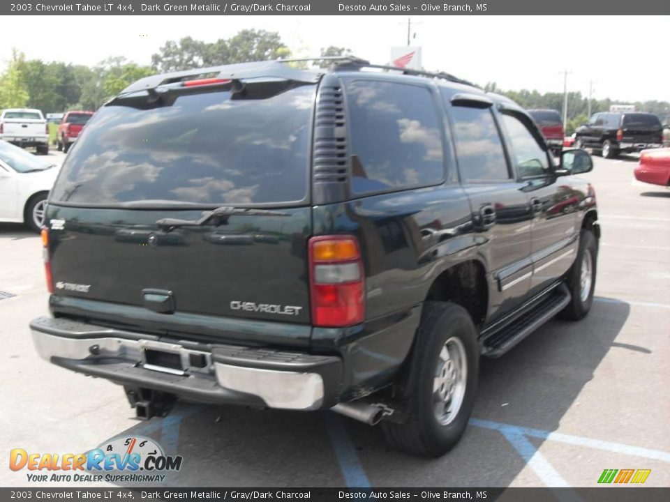 2003 Chevrolet Tahoe LT 4x4 Dark Green Metallic / Gray/Dark Charcoal Photo #6