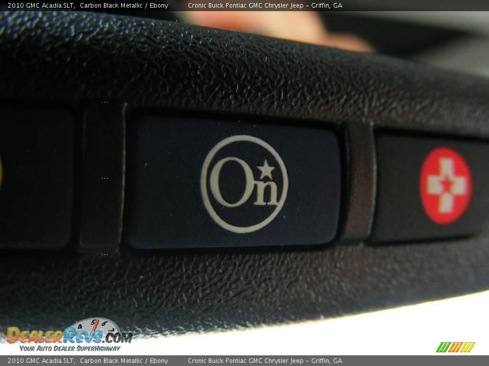 2010 GMC Acadia SLT Carbon Black Metallic / Ebony Photo #25