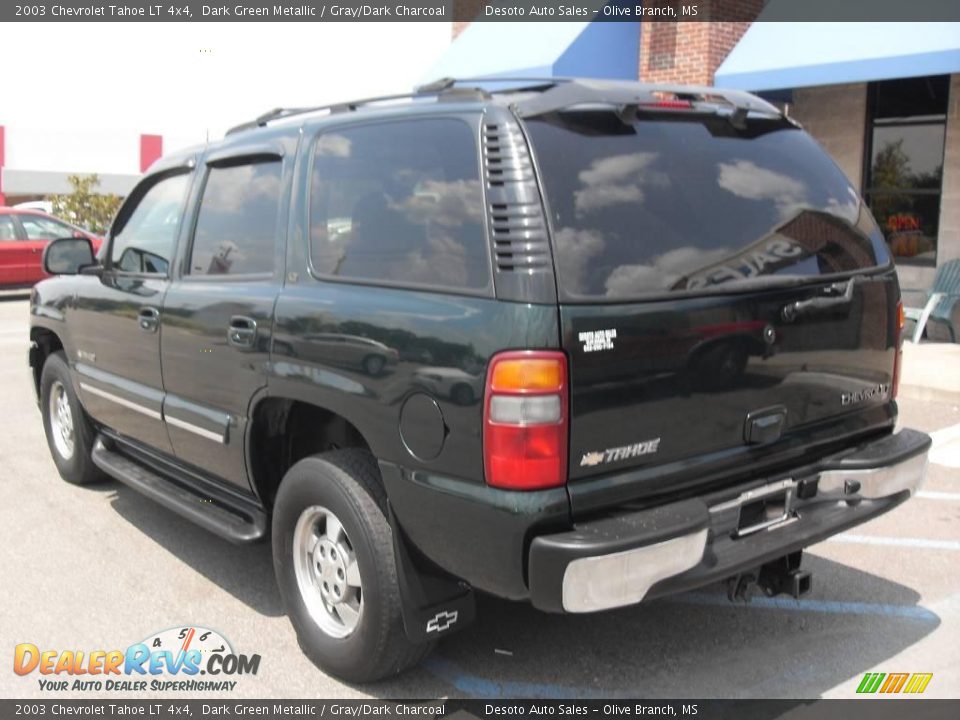 2003 Chevrolet Tahoe LT 4x4 Dark Green Metallic / Gray/Dark Charcoal Photo #8