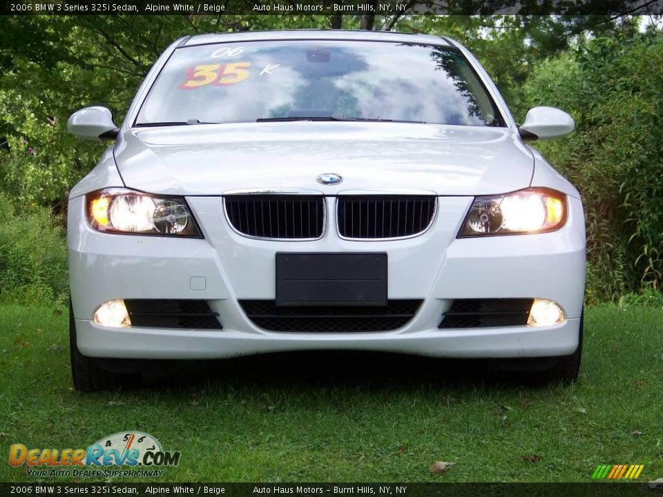 2006 BMW 3 Series 325i Sedan Alpine White / Beige Photo #2
