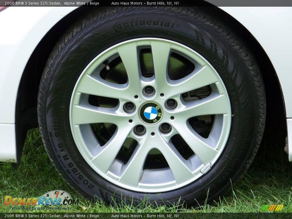 2006 BMW 3 Series 325i Sedan Alpine White / Beige Photo #9