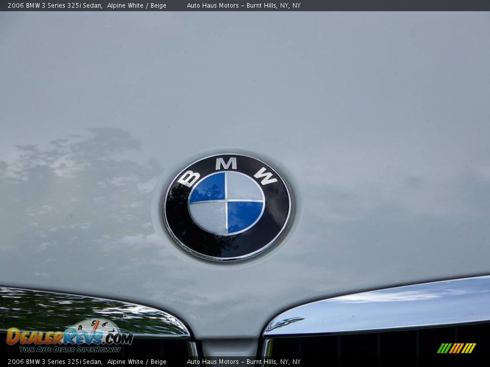 2006 BMW 3 Series 325i Sedan Alpine White / Beige Photo #11